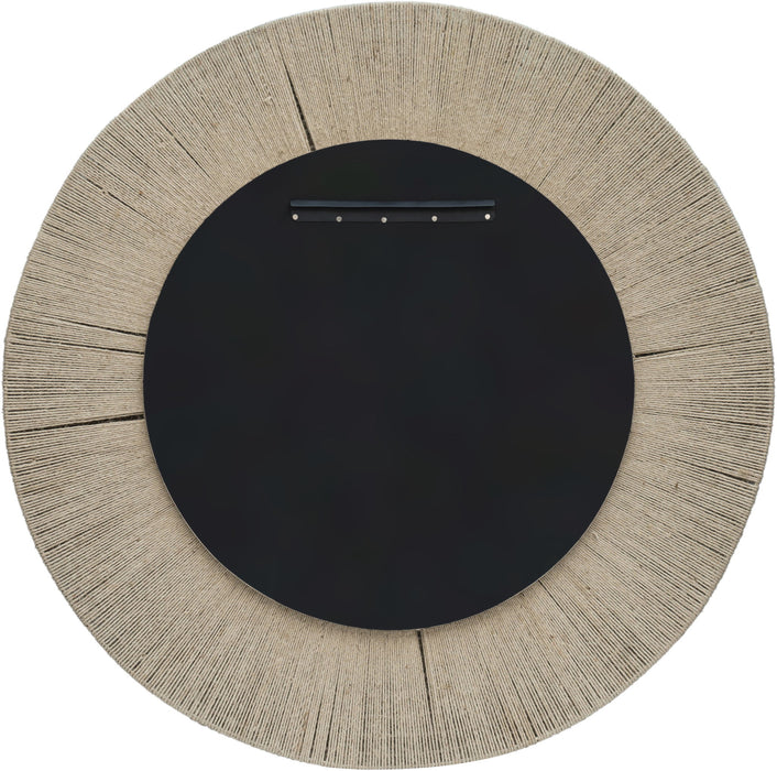Meadow - Round Jute Rope Framed Mirror