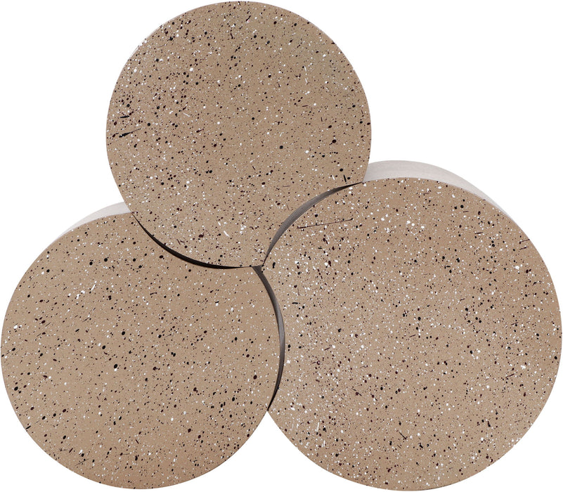 Dimple - 3 Piece Modular Coffee Table - Terazzo Finish