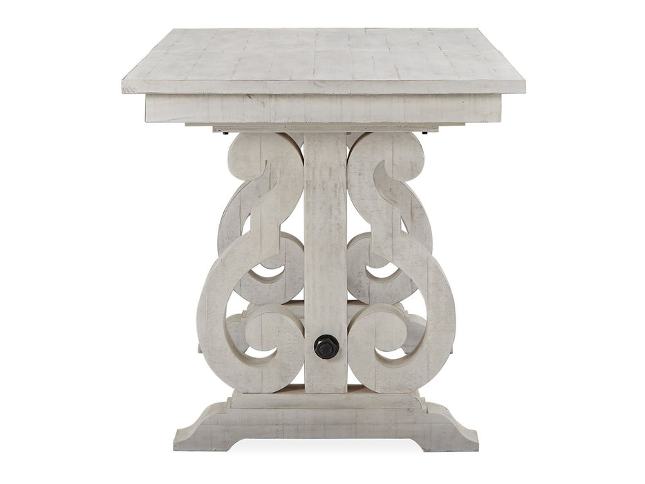Bronwyn - Rectangular Counter Dining Table - Alabaster