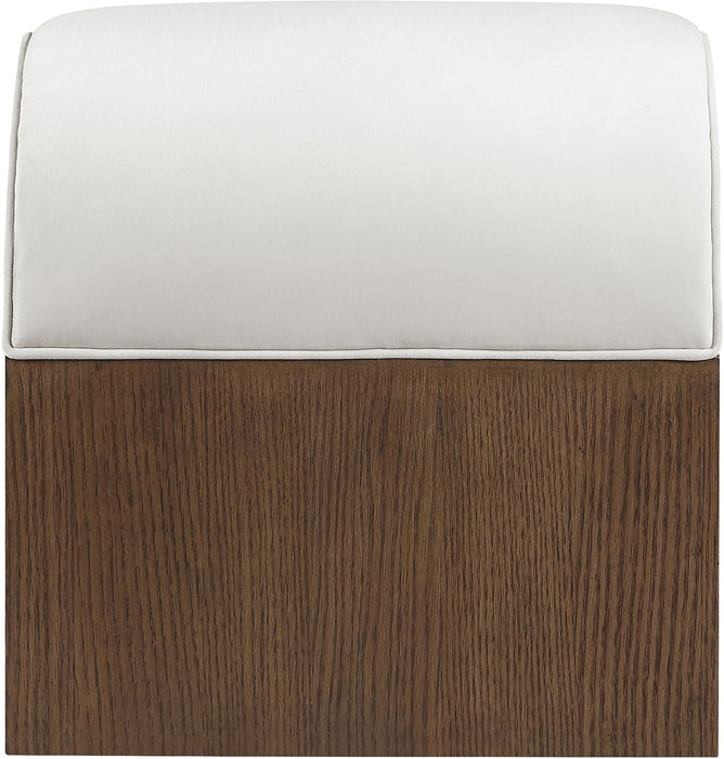 Sable - Velvet Performance Fabric Upholstered Bench
