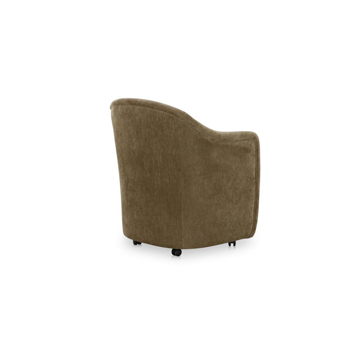 Drava - Rolling Dining Chair - Green