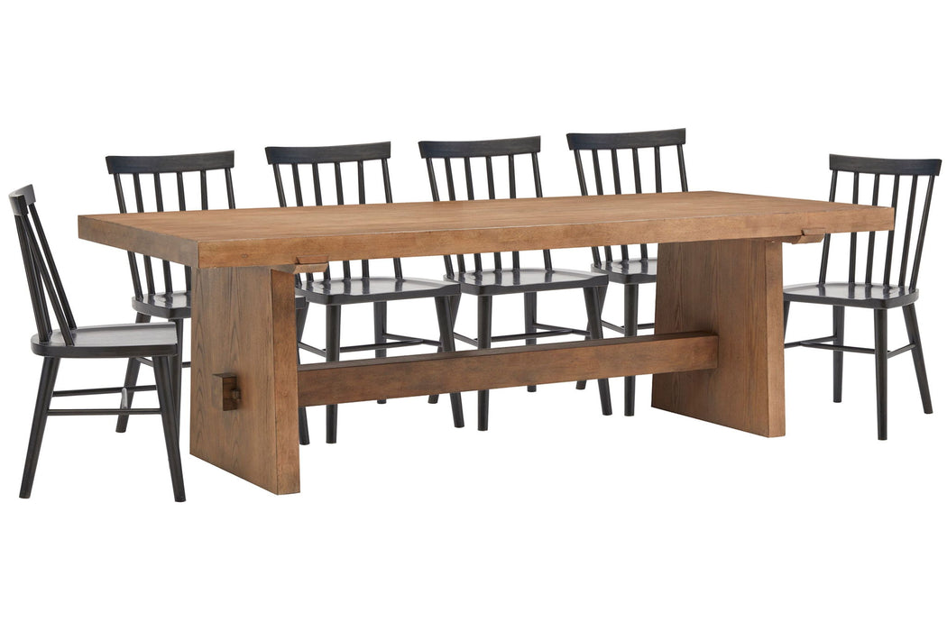 Lindon - Trestle Dining Table Set