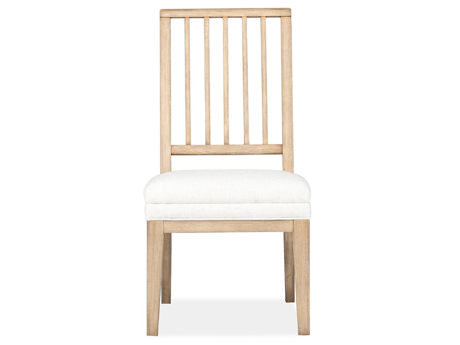 Coventry - Upholstered Side Chair With Solid Wood Back (Set of 2) - Honey Maple