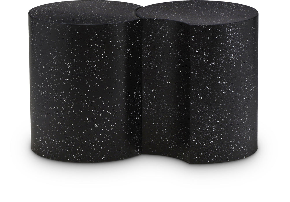 Dimple - 2 Piece Modular End Table - Terazzo Finish