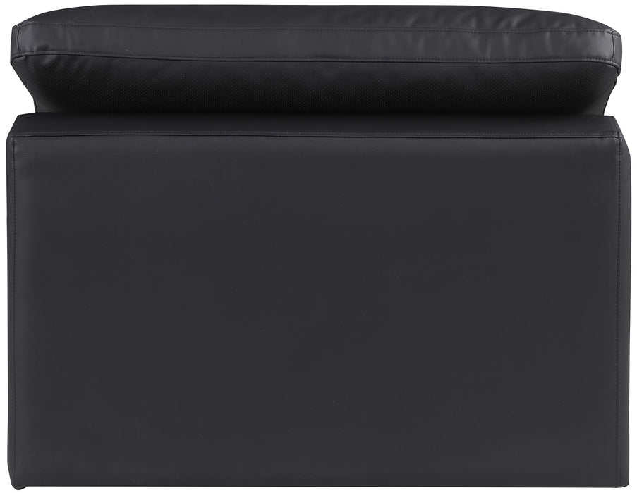 Comfy - Faux Leather Armless Chair