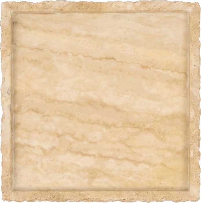 Chambers - Travertine Tray - Beige