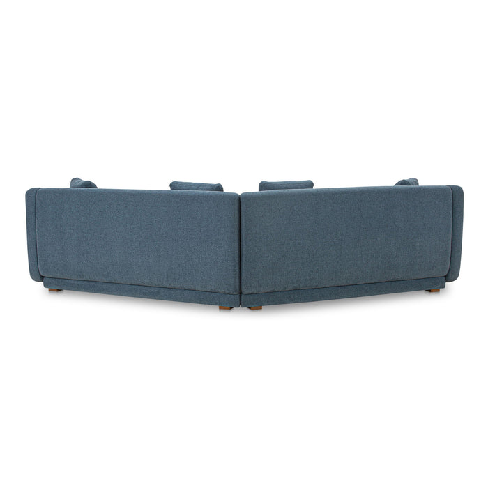 Fraser - 2 Piece Modular Sofa - Deep Blue