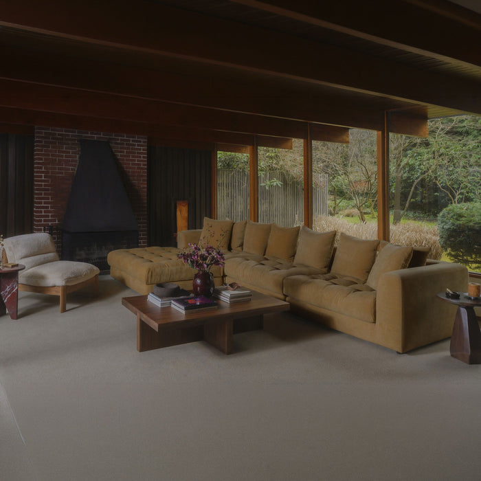 Davie - Left Arm Facing Chair - GoldenYellow
