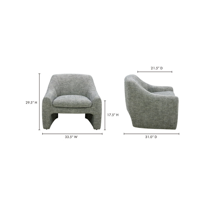 Kenzie - Accent Chair - Slated Moss