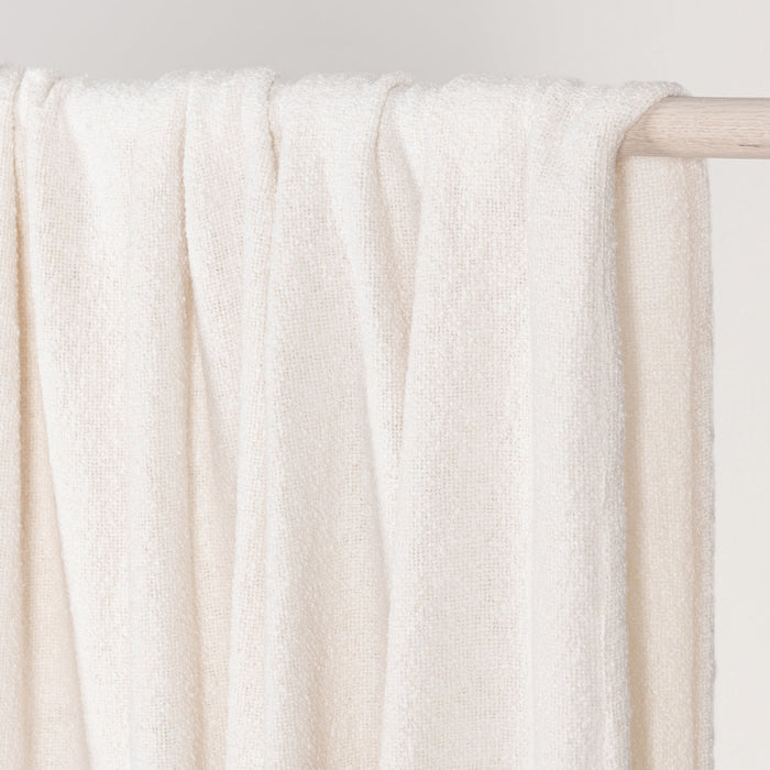 Aria - 50" x 70" Boucle Throw - Ivory