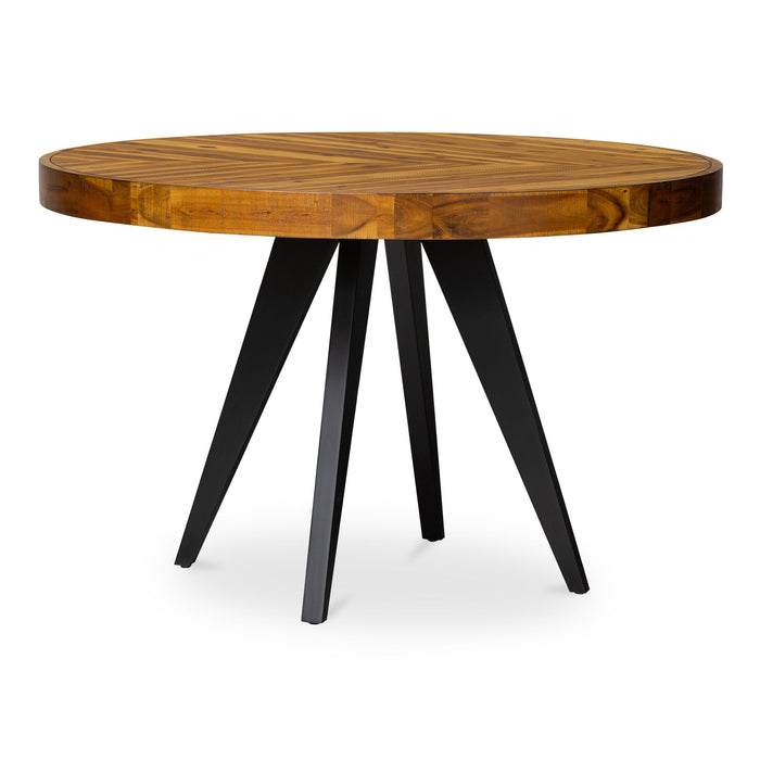 Parq - Round Dining Table - Brown