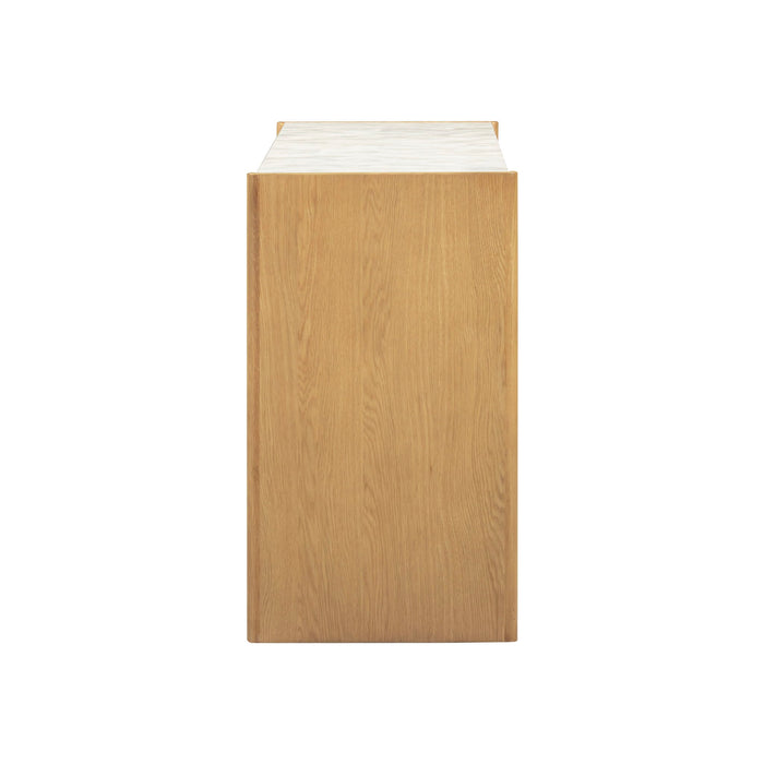 Paige - 6-Drawer Dresser - Natural Oak
