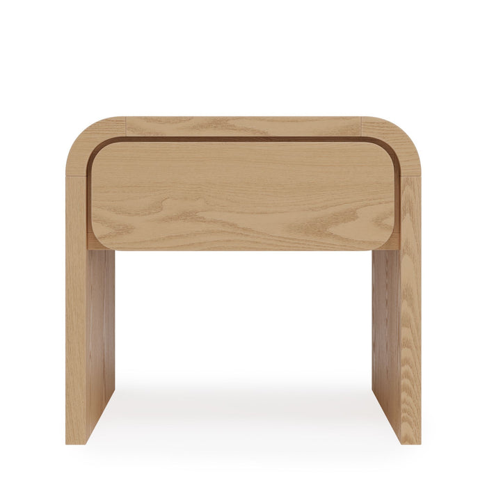 Elora 1-Drw Nightstand - Timber