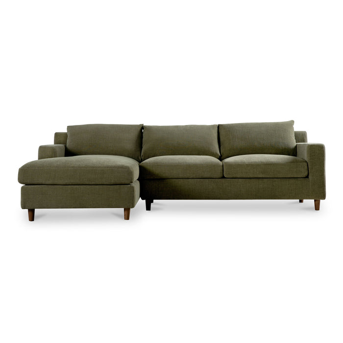 Hutton - Left Sectional - Olive