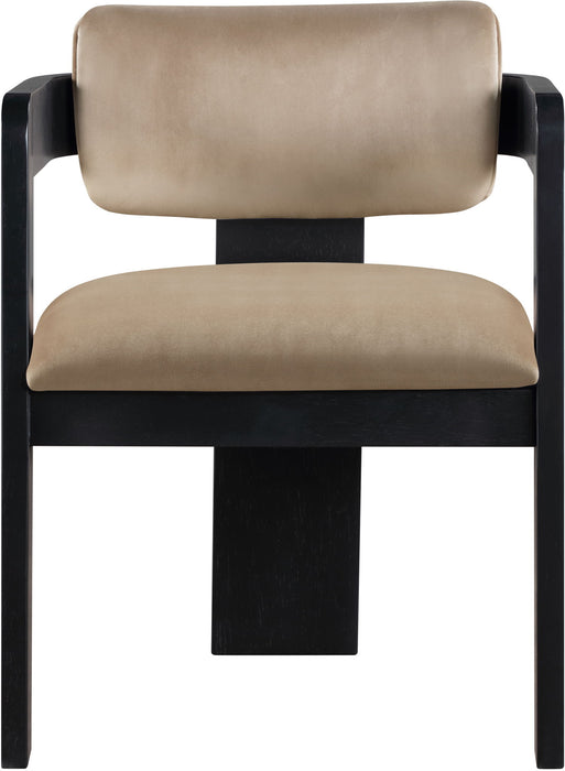 Sacha - Velvet Dining Chair With Black Base (Set of 2)