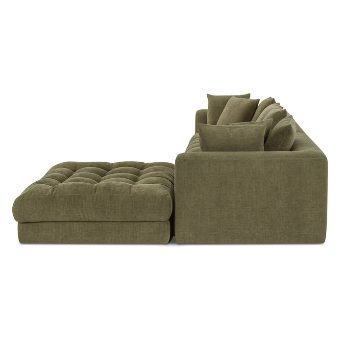 Davie - Lounge Modular Sectional - Olive