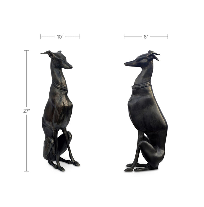 Duke Cast Aluminum Sculpture - Black