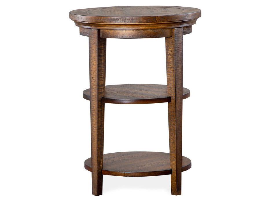 Bay Creek - Round Accent End Table - Toasted Nutmeg