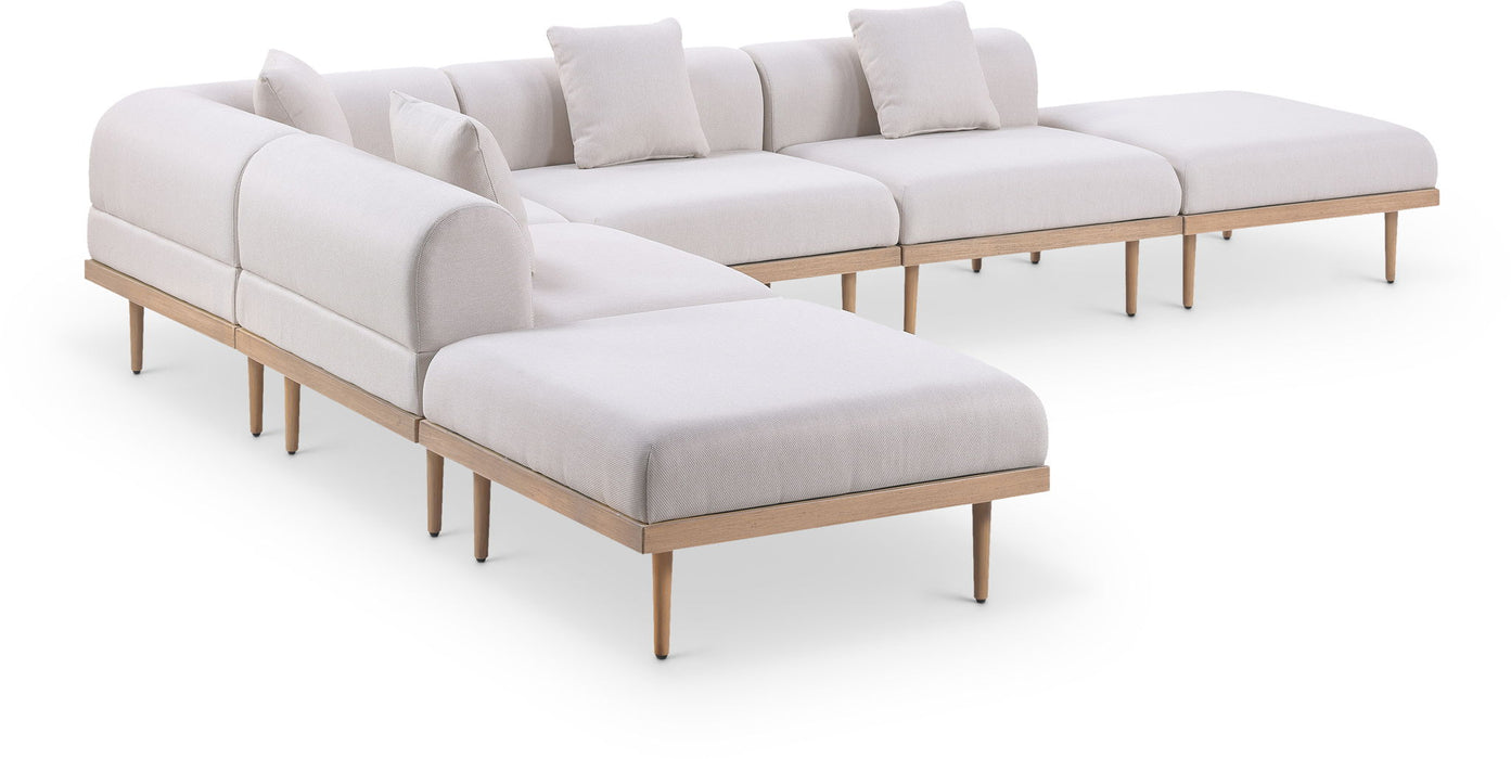 Laguna - 6 Piece 142" Outdoor Patio Modular Sectional