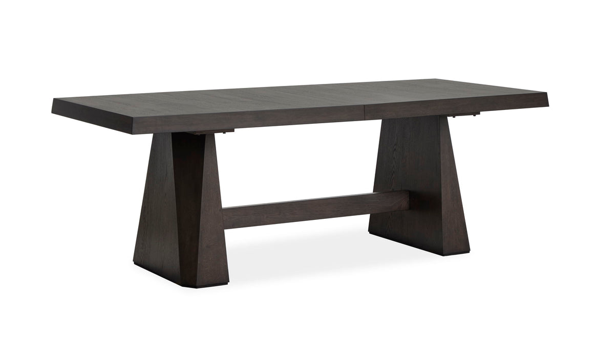 Tauren - 5 Piece Extendable Double Pedestal Dining Table Set