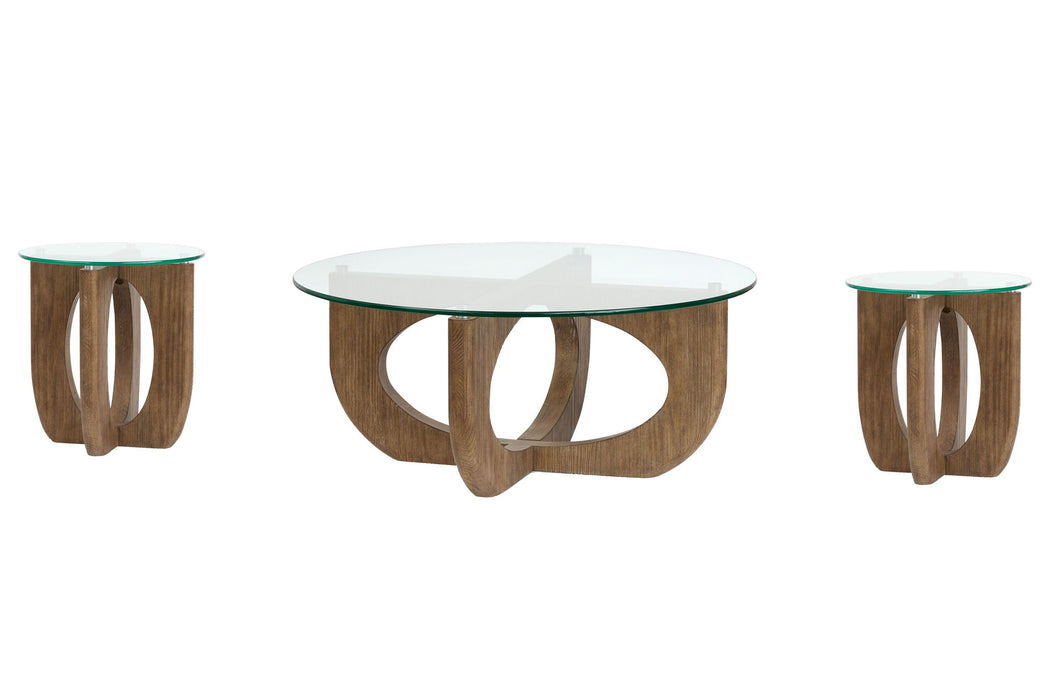 Lainey - Round Cocktail Table Set