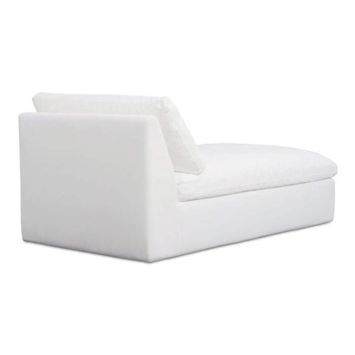 Miles - Outdoor Chaise - White