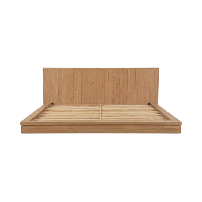 Plank - Queen Bed - Natural Oak