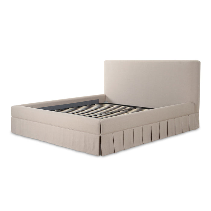 Maren - King Bed - Beige