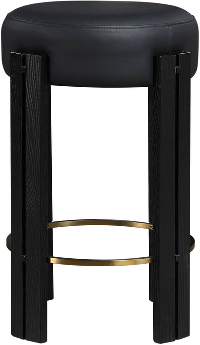 Harrison - Counter Stool With Black Legs