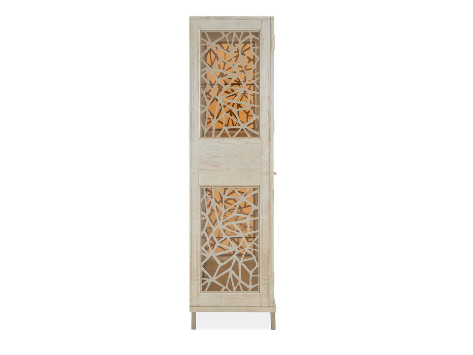 Lenox - Display Cabinet - Warm Silver