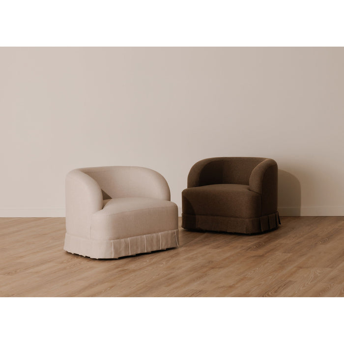 Maren - Swivel Chair - Dark Brown