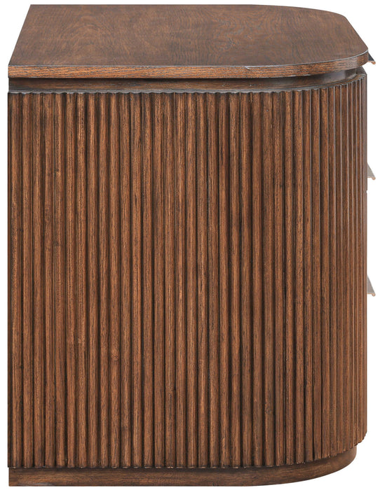 Astrid - Solid Wood And Oak Veneer Nightstand