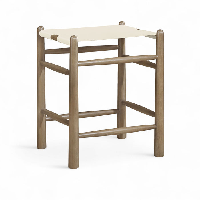 Santos - Backless Counter Stool With Stained Brown Base