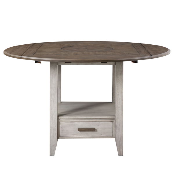 Abacus - Drop Leaf Counter Table - Dark Brown