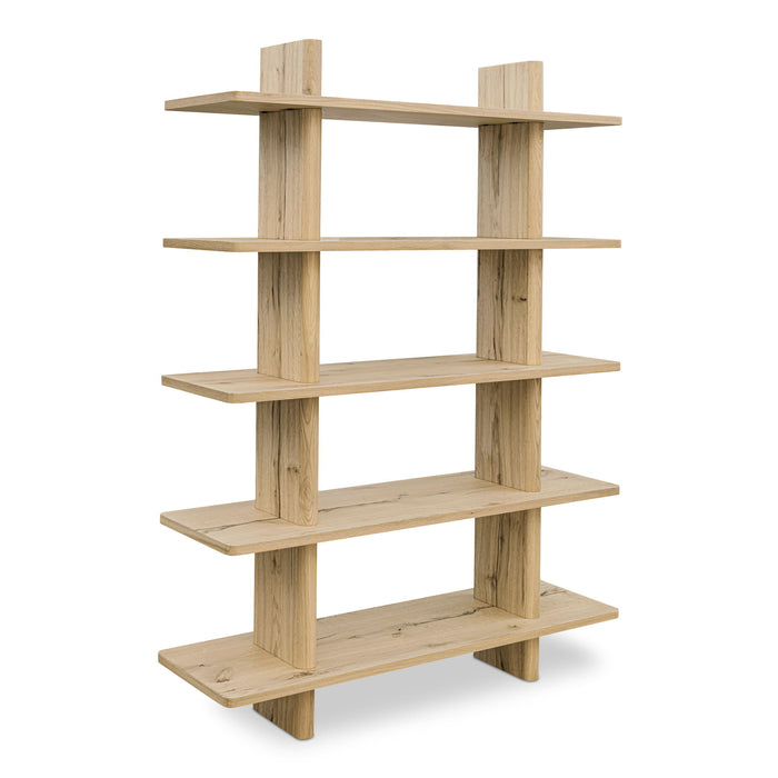 Casey - Large Standard Bookcase - Light Brown