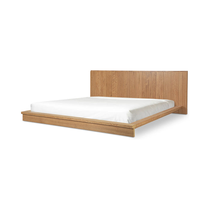 Plank - Queen Bed - Natural Oak