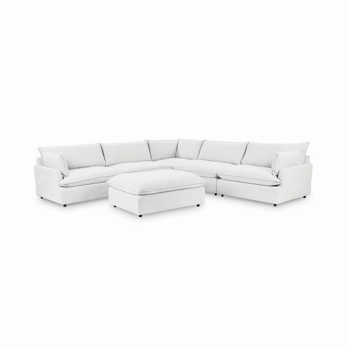 Caplan - 6 Piece Modular Sectional With Ottoman