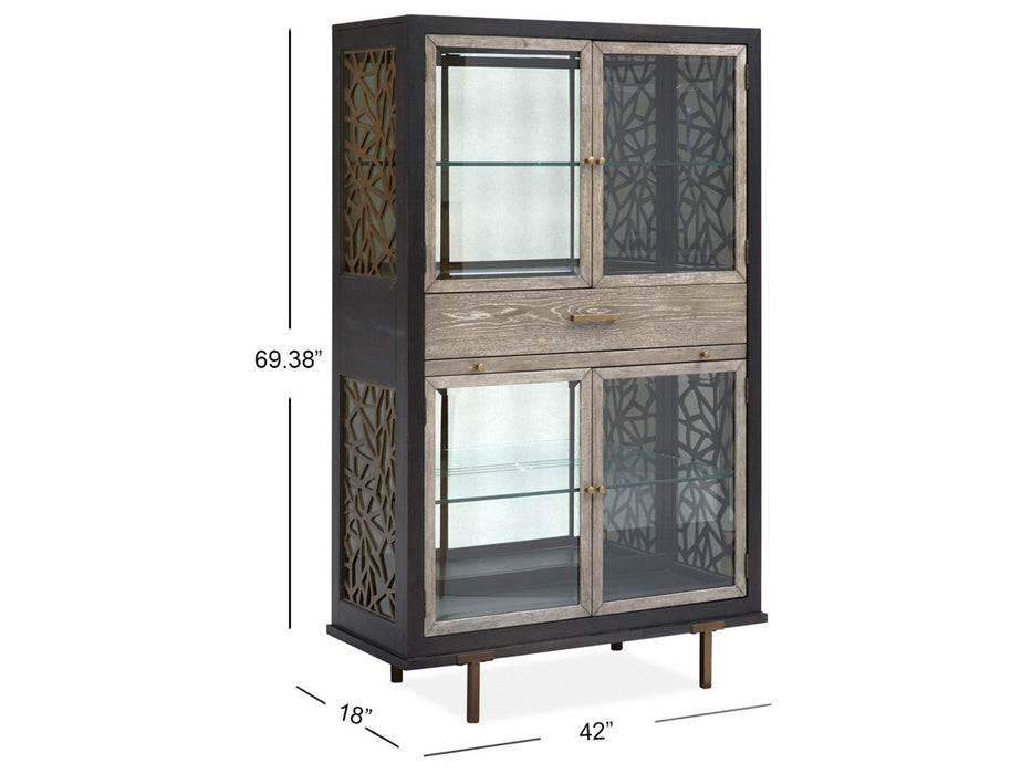 Ryker - Display Cabinet - Homestead Brown