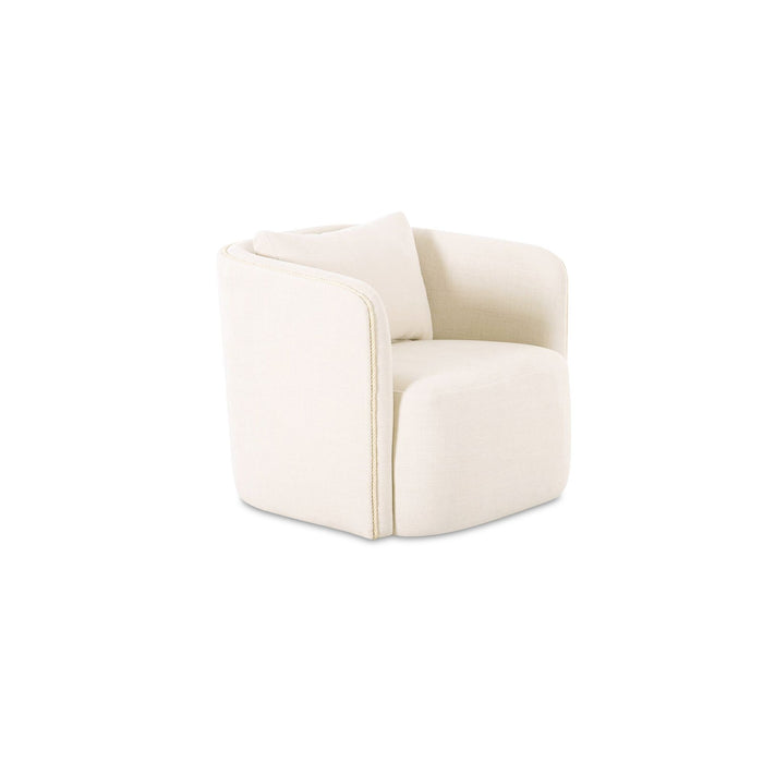 Cecil - Accent Chair - Warm White