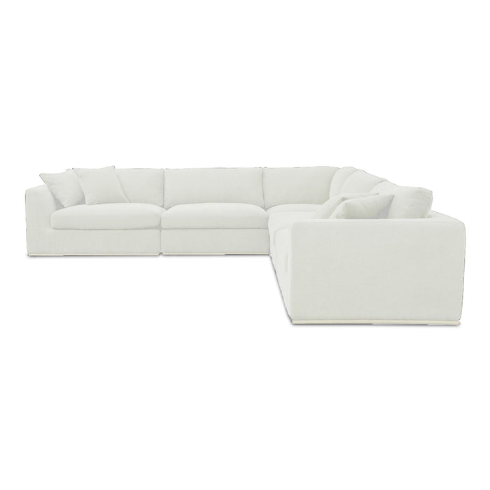 Rue - Classic L Modular Sectional - Off White