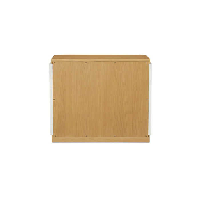Simone - Nightstand - Cream / White / Light Brown