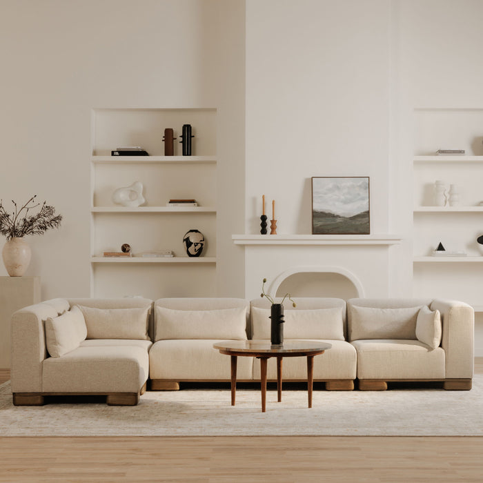 June - Dream Modular Sectional - Oatmeal