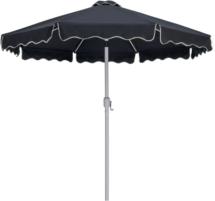 Amalfi - Aluminum Patio Umbrella - Light Brown Base / White Pole