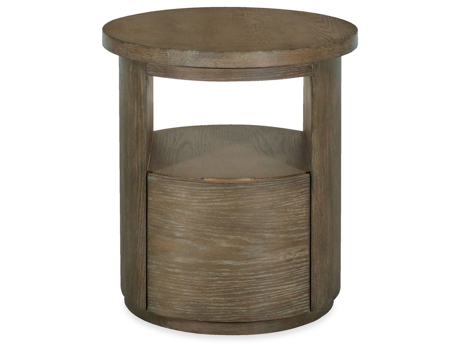 Bosley - Round End Table - Porpoise