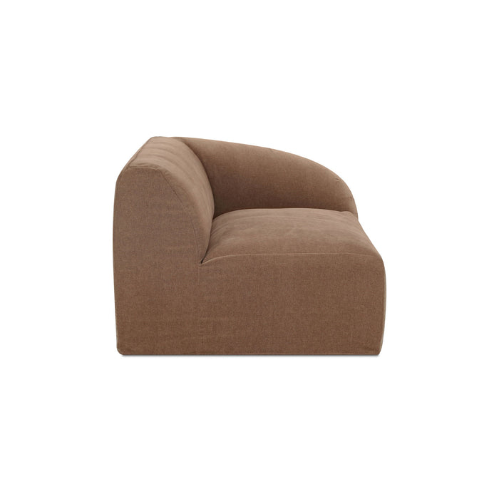 Isla - Right Arm Facing Corner Chair - Light Brown