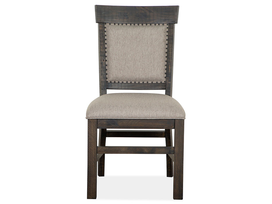 Bellamy - Dining Side Chair With Upholstered Seat & Back (Set of 2) - Peppercorn