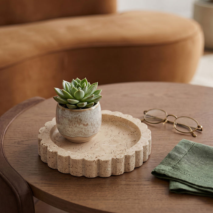 Ricardo - Travertine Tray