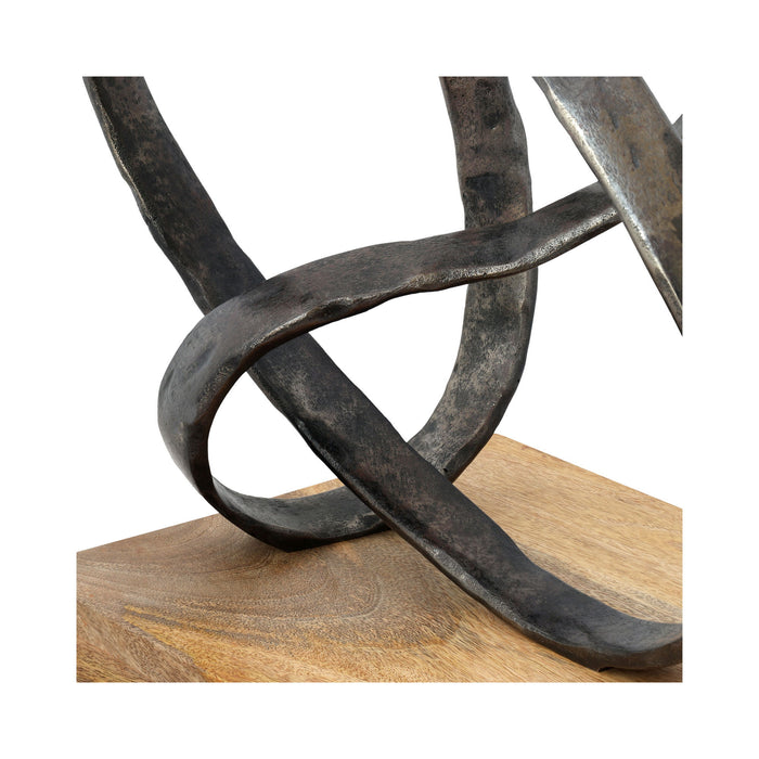 Lida - Cast Aluminum Sculpture - Black
