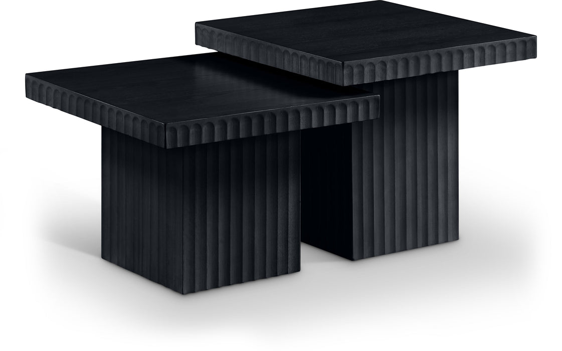 Spencer - 18" Oak Veneer 2 Piece Coffee Table