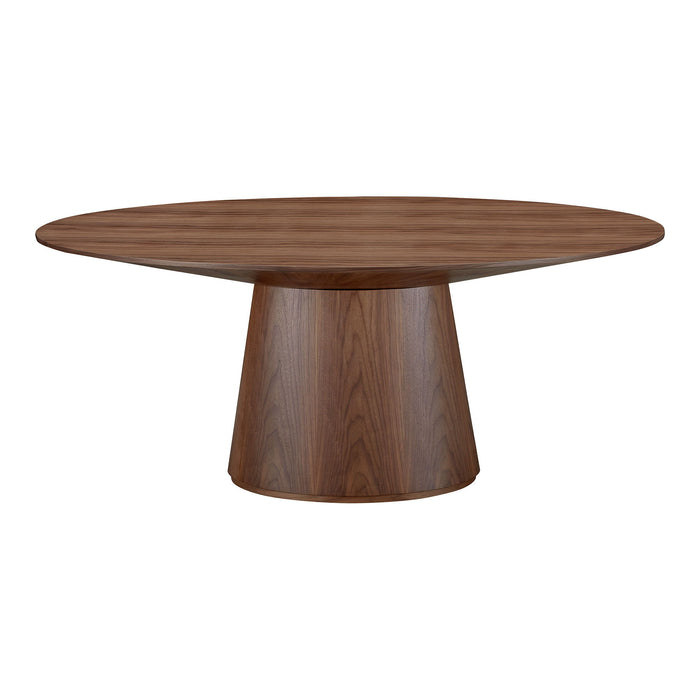 Otago - Oval Dining Table - Natural Walnut